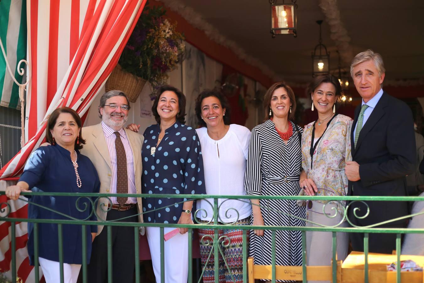 Mónica Fernández-Salvador, Jacobo Villagrán, Marta Villagrán, María Fernández de Bobadilla, María Enrile, María Muro y Eugenio Barroso