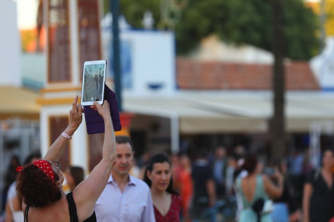 FOTOS: Alumbrado y primer día en la Feria de Jerez 2019