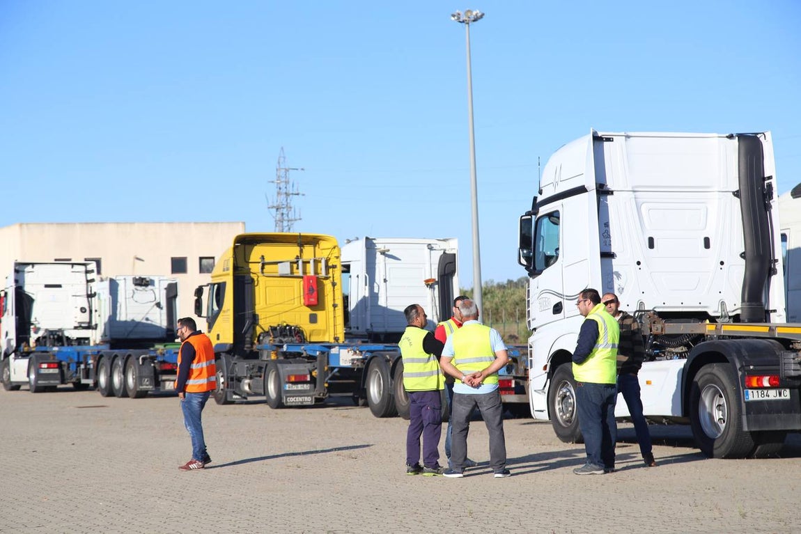 FOTOS: Llega el primer tren de Madrid con 33 vagones con destino el Puerto de Cádiz