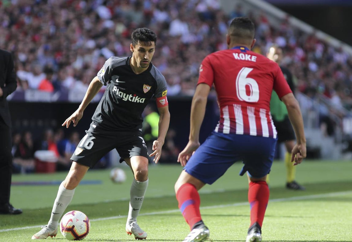 En imágenes, el empate (1-1) del Sevilla con el Atlético de Madrid