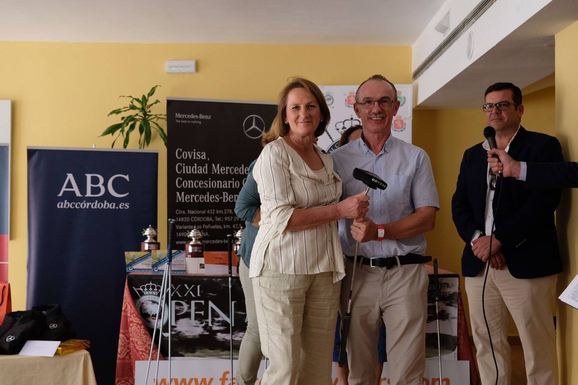 La entrega de premios de la Copa Albolafia de Golf, en imágenes