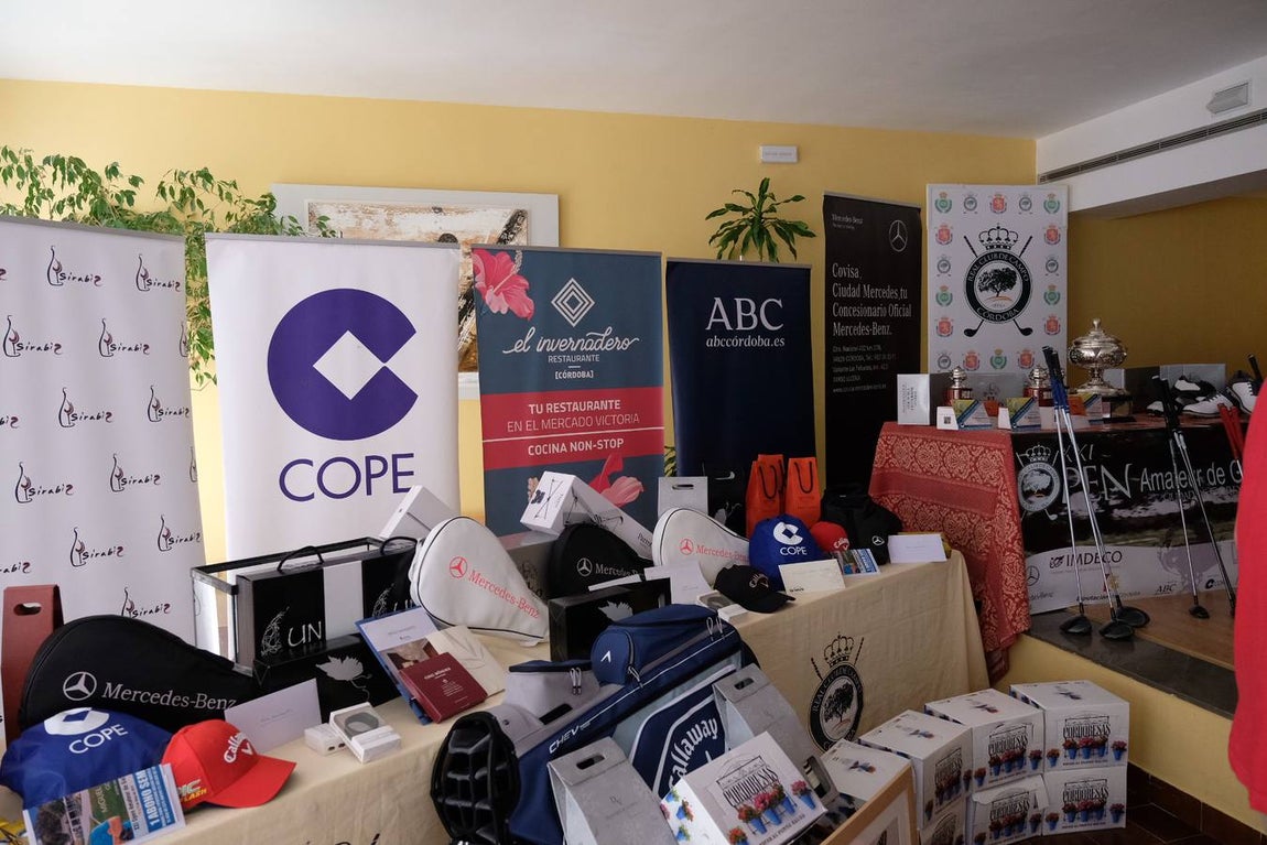 La entrega de premios de la Copa Albolafia de Golf, en imágenes