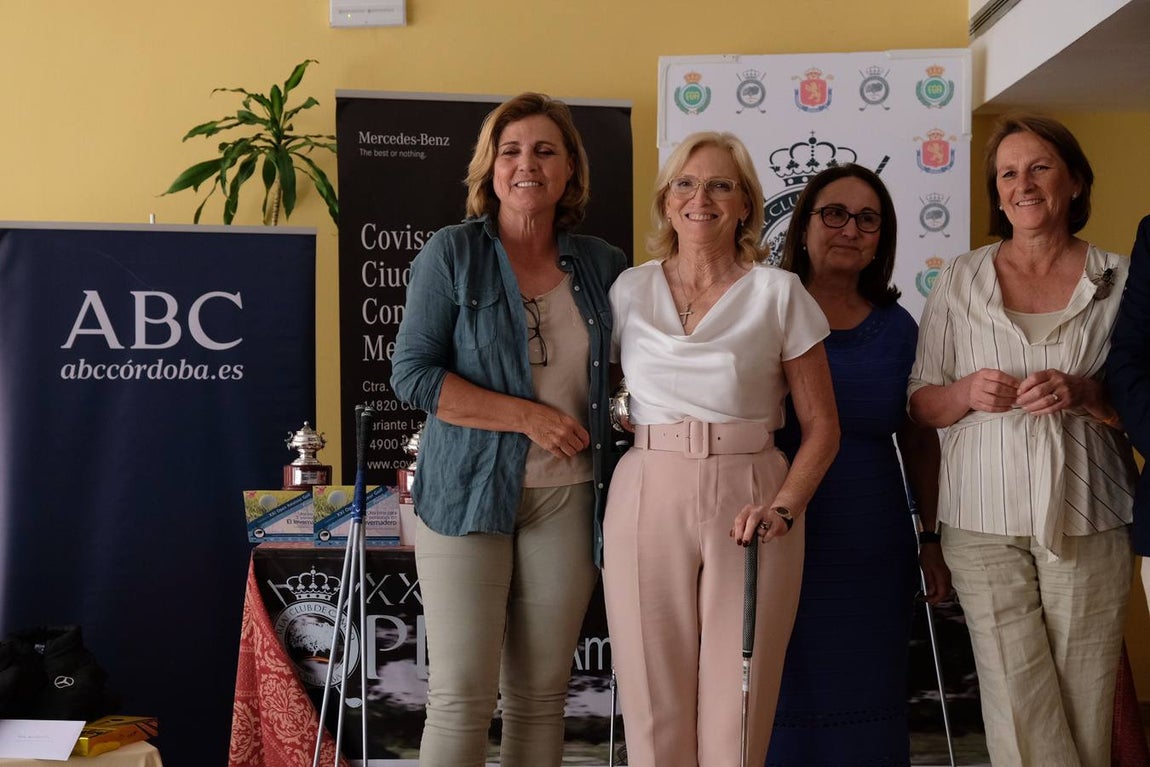 La entrega de premios de la Copa Albolafia de Golf, en imágenes