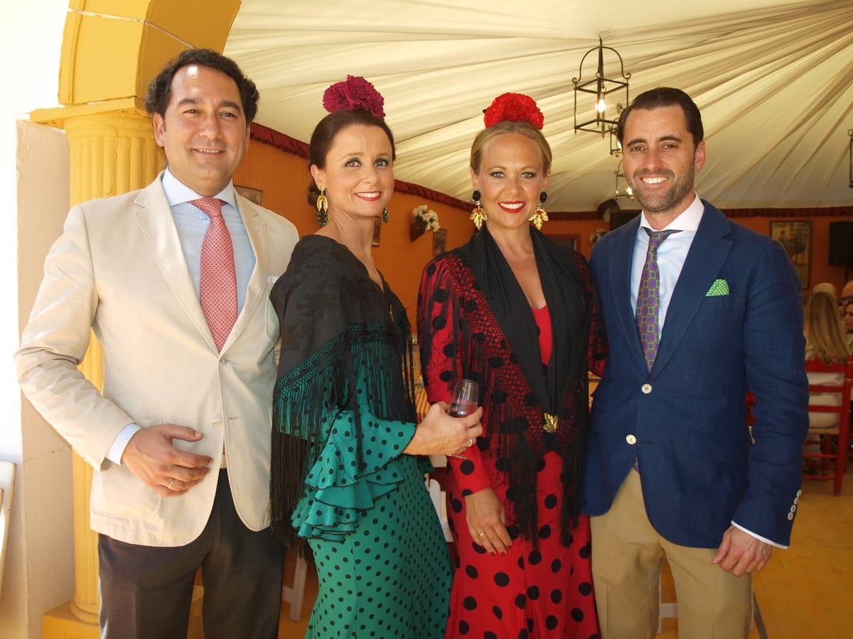 Francisco González, Carmen Argudo, Elisa Cano y Agustín Jiménez.