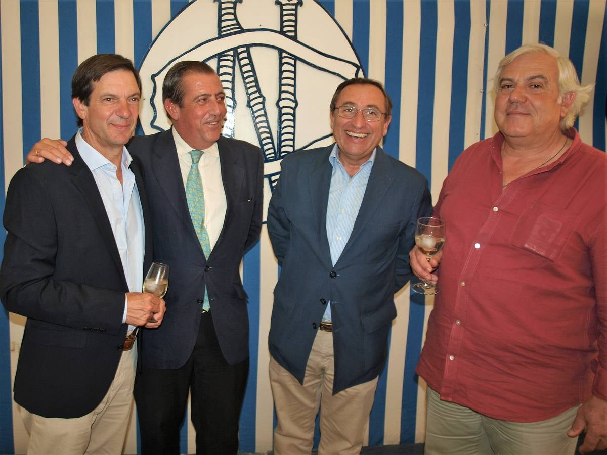 Jacobo González-Gordon, José Luis Toscano, Rafael Coveñas y Bruno Pemán.