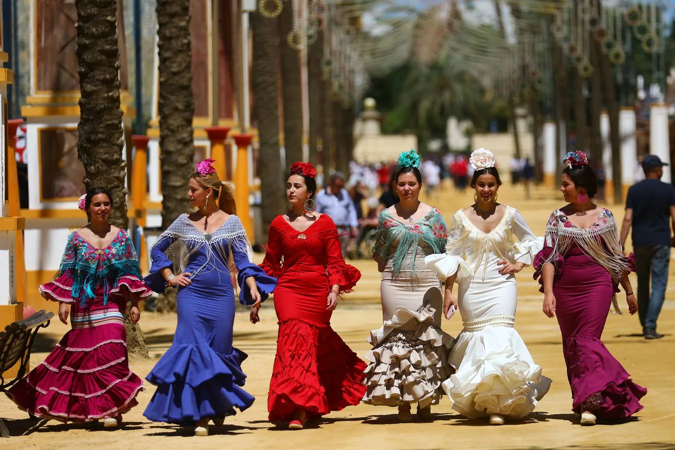 FOTOS: Las tendencias de la moda flamenca en la Feria de Jerez