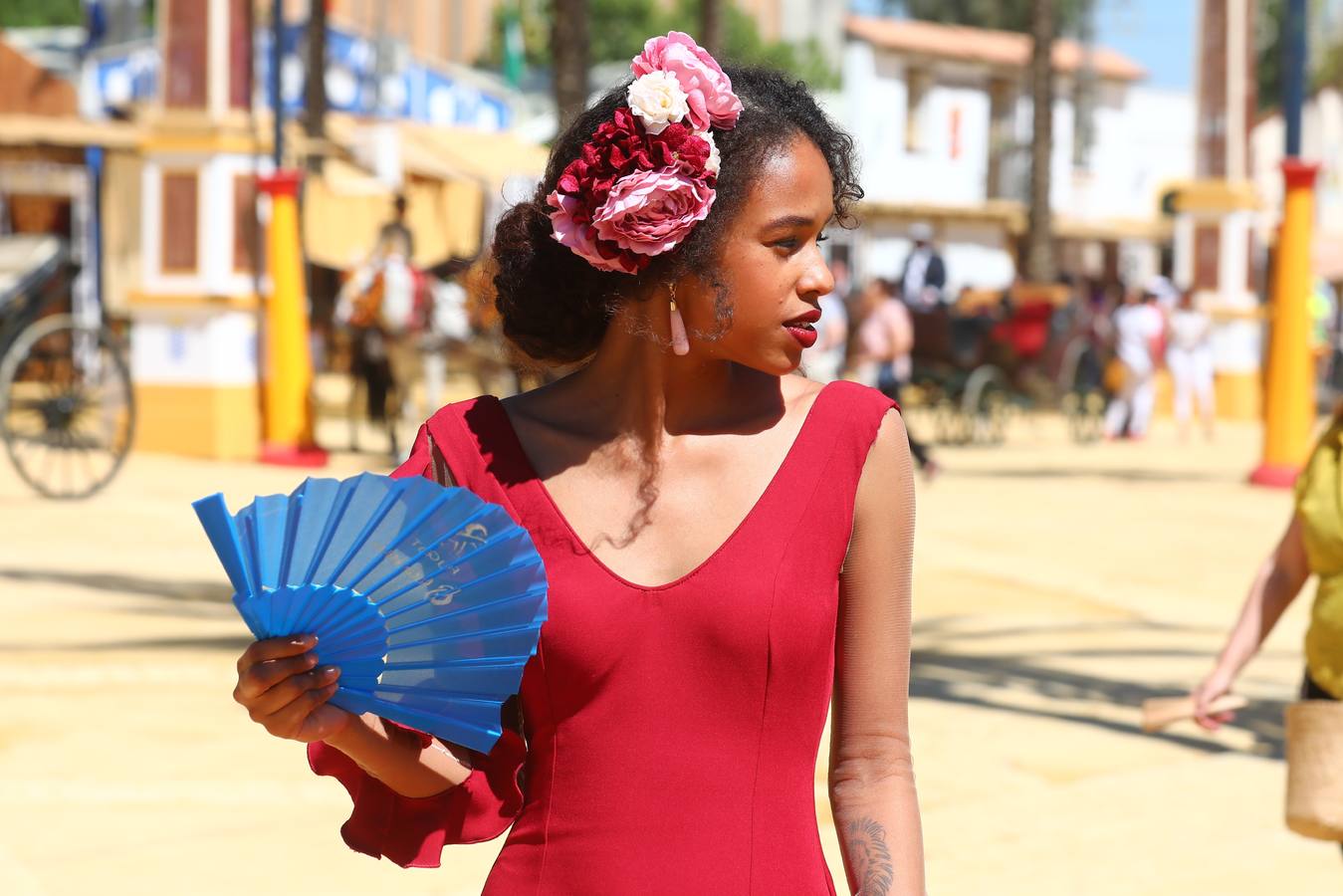 FOTOS: Las mujeres brillan en la Feria de Jerez en todo su esplendor