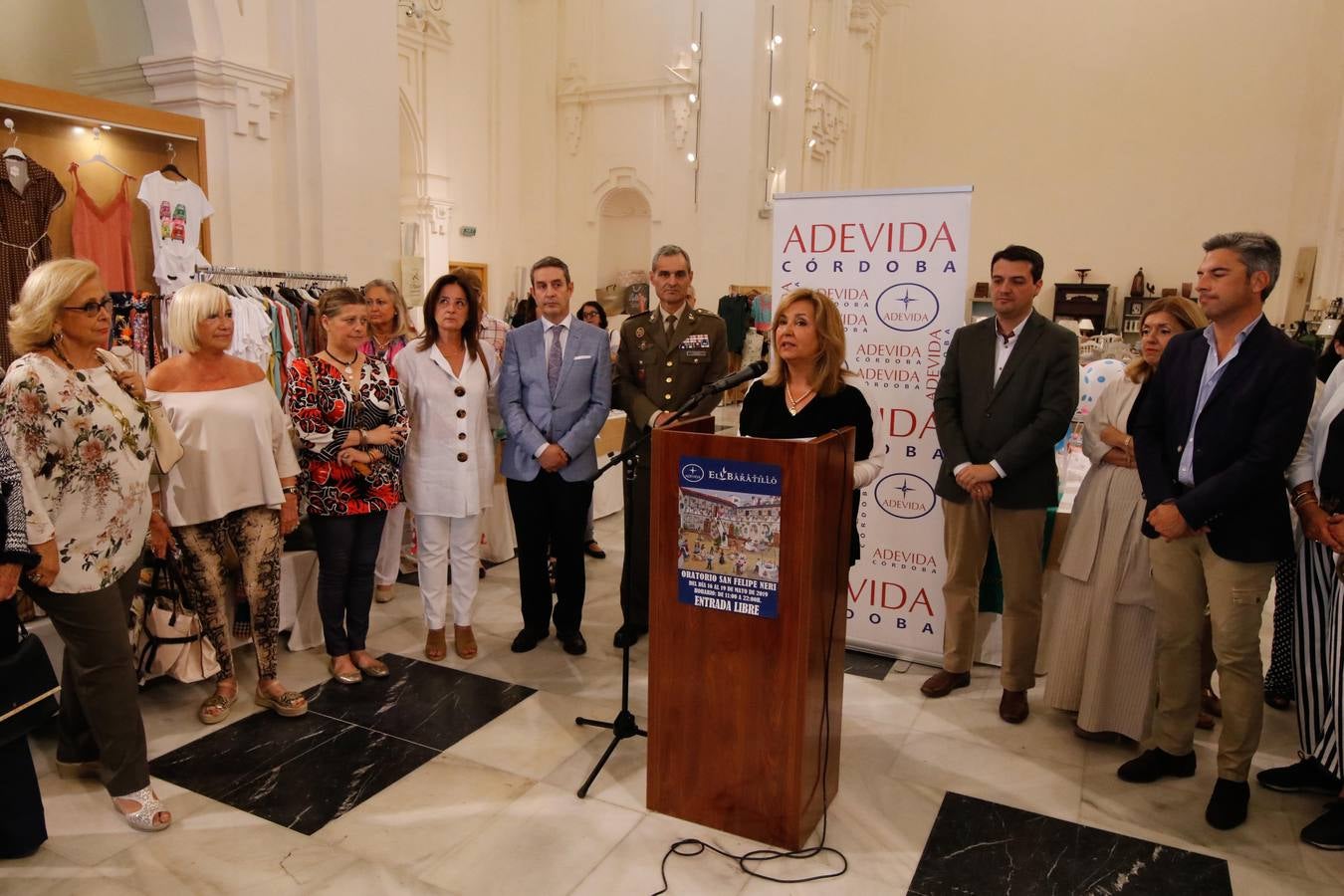 La inauguración del baratillo de Adevida, en imágenes