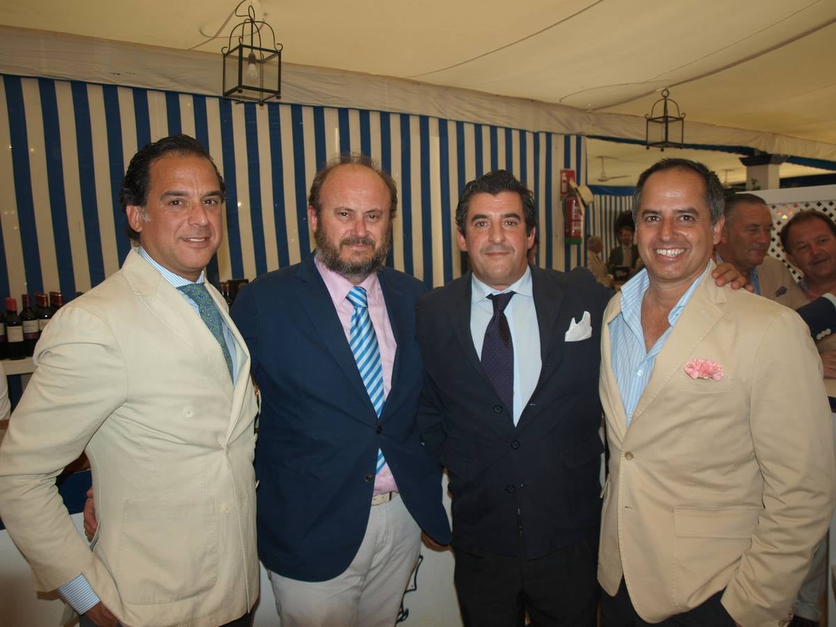 Claudio González, Guillero Castro, Patricio Romero y Alejandro Cantalejo