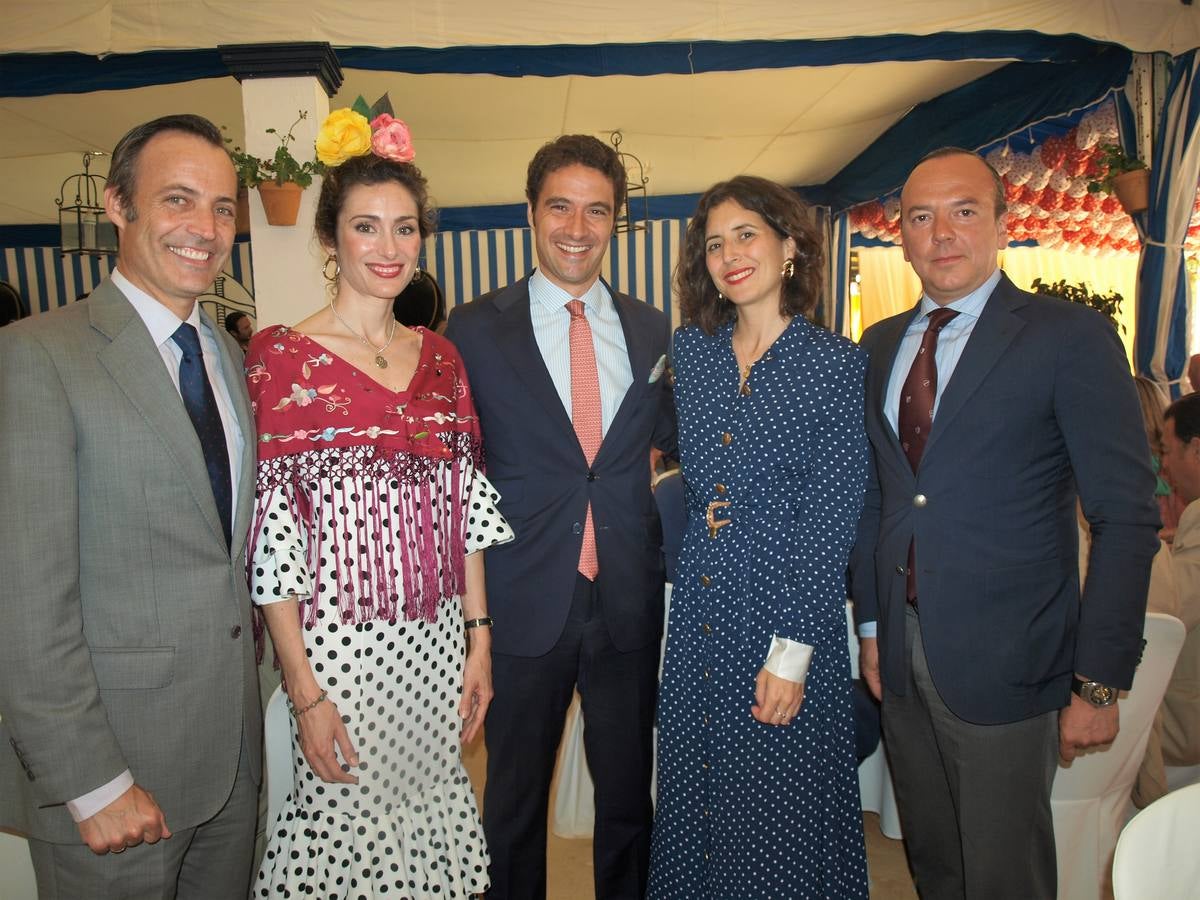 Álvaro Osborne, Pilar Domínguez, Dr Javier Benezet, María Alarcón y Antonio Gago