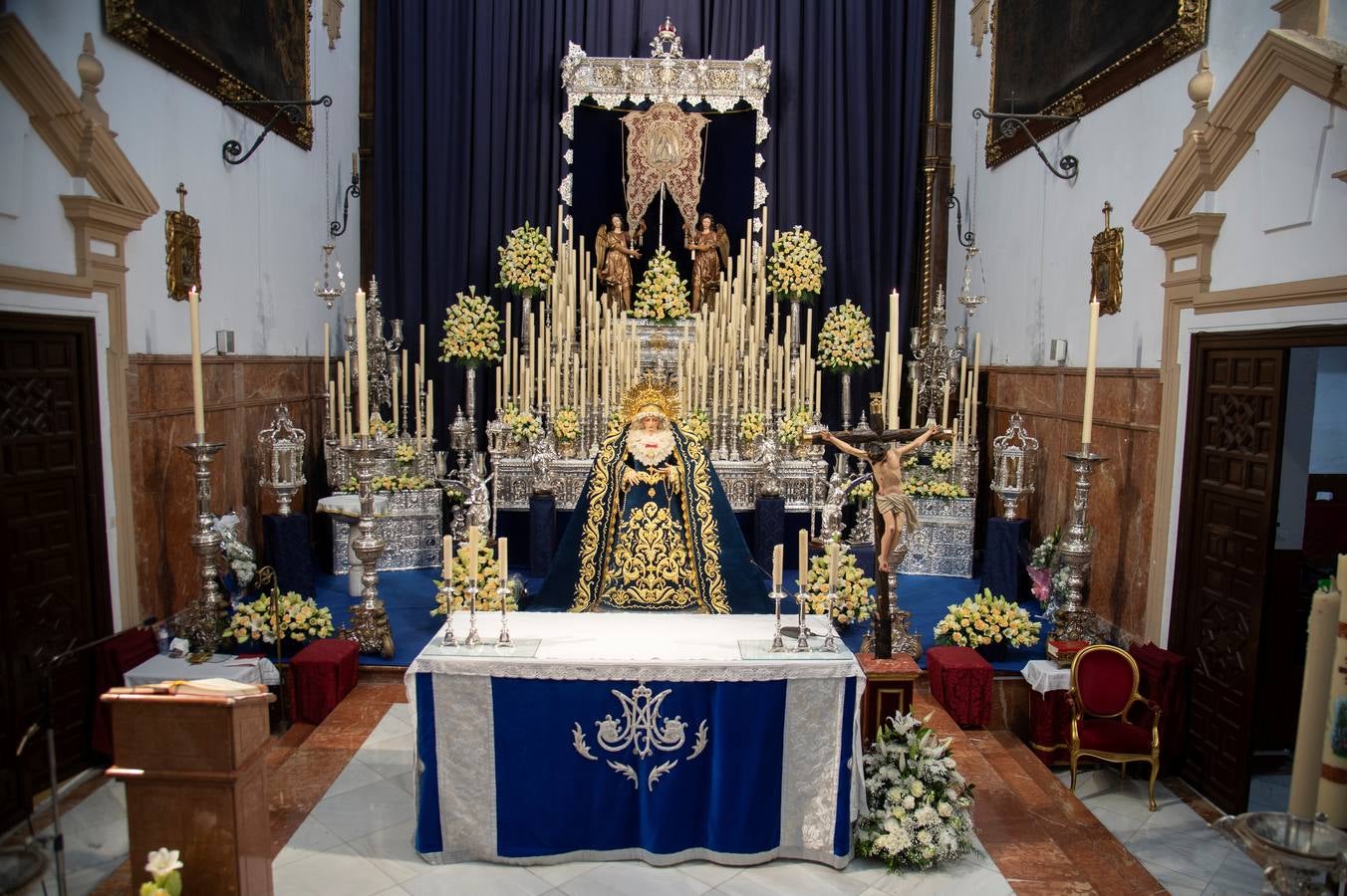 Galería del besamanos de la Virgen de los Ángeles de los Negritos