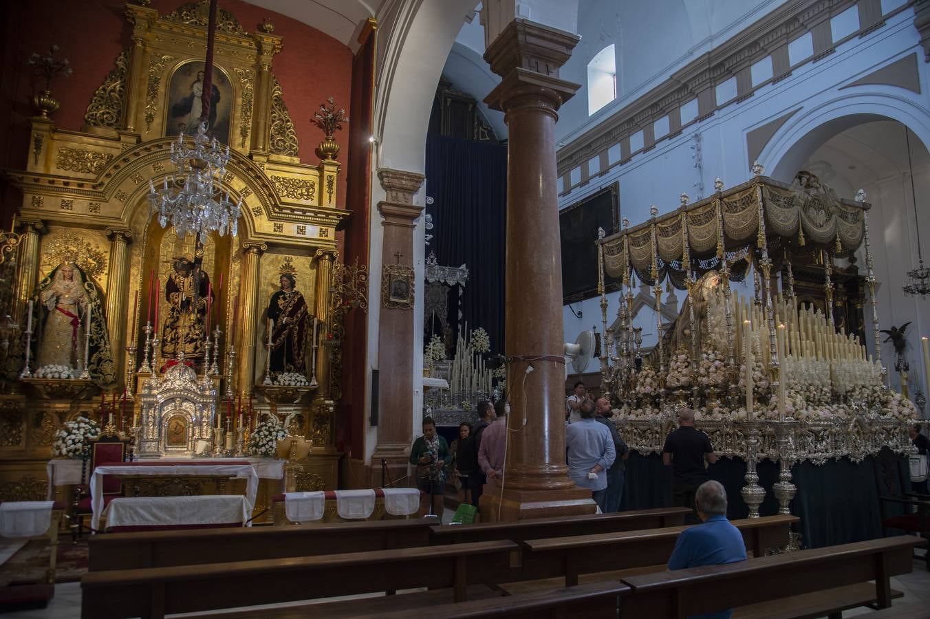 Galería de la Virgen de los Ángeles en paso de palio