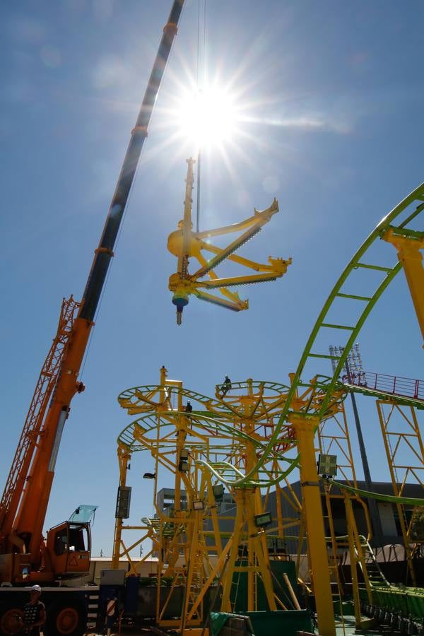 Los preparativos de la Feria de Córdoba, en imágenes