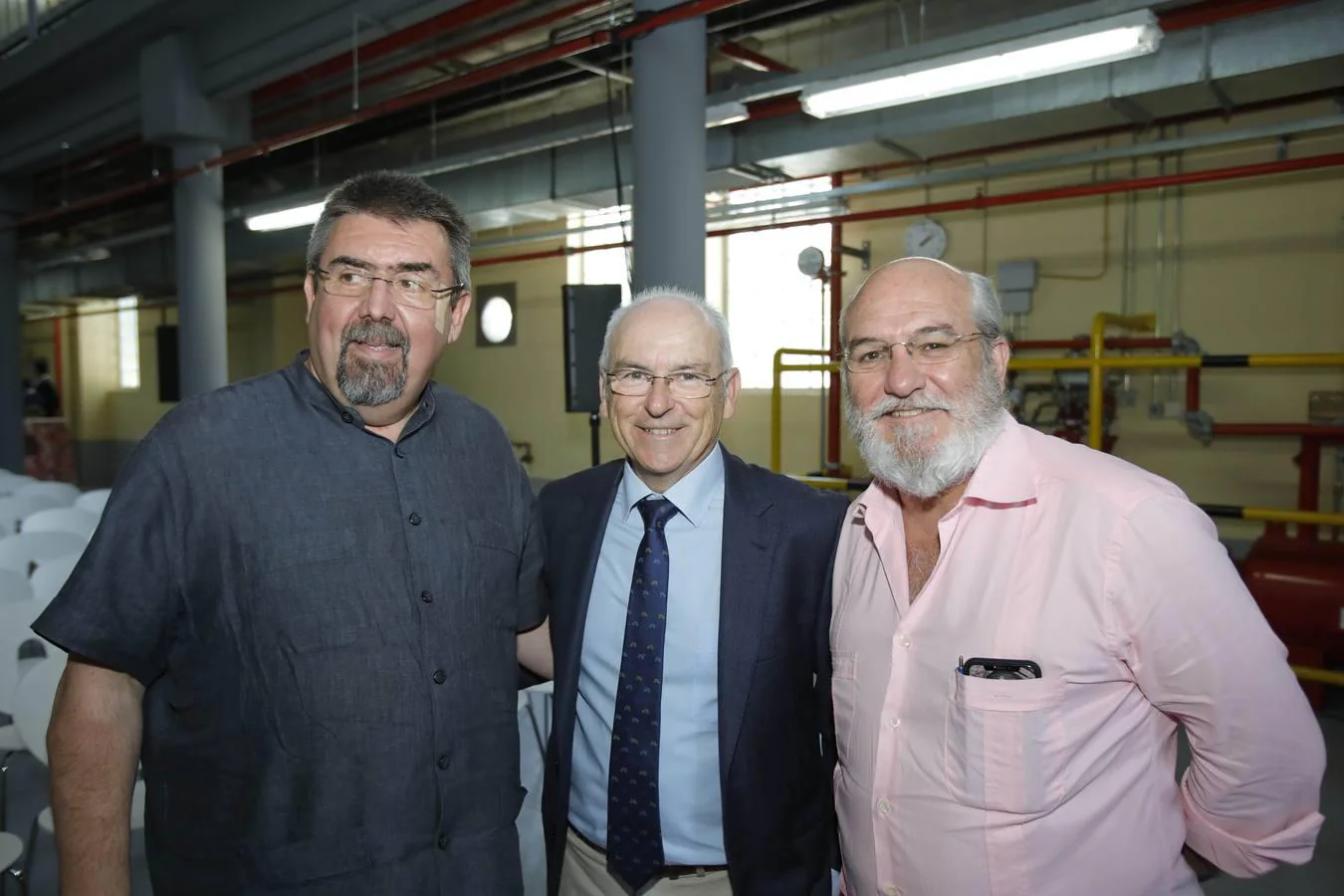 Pepón López, Sixto Tovar y Fernando Huidobro