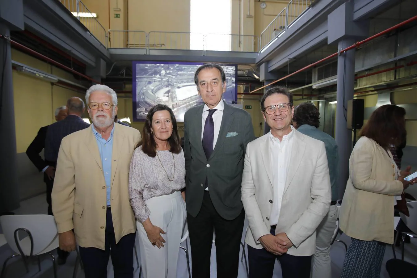 Ricardo Serra, Ada Bernal, Manuel Ruiz Rojas y Pedro Oliver