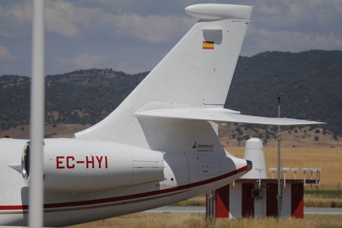 El paso por Córdoba en Falcon de Pedro Sánchez, en imágenes