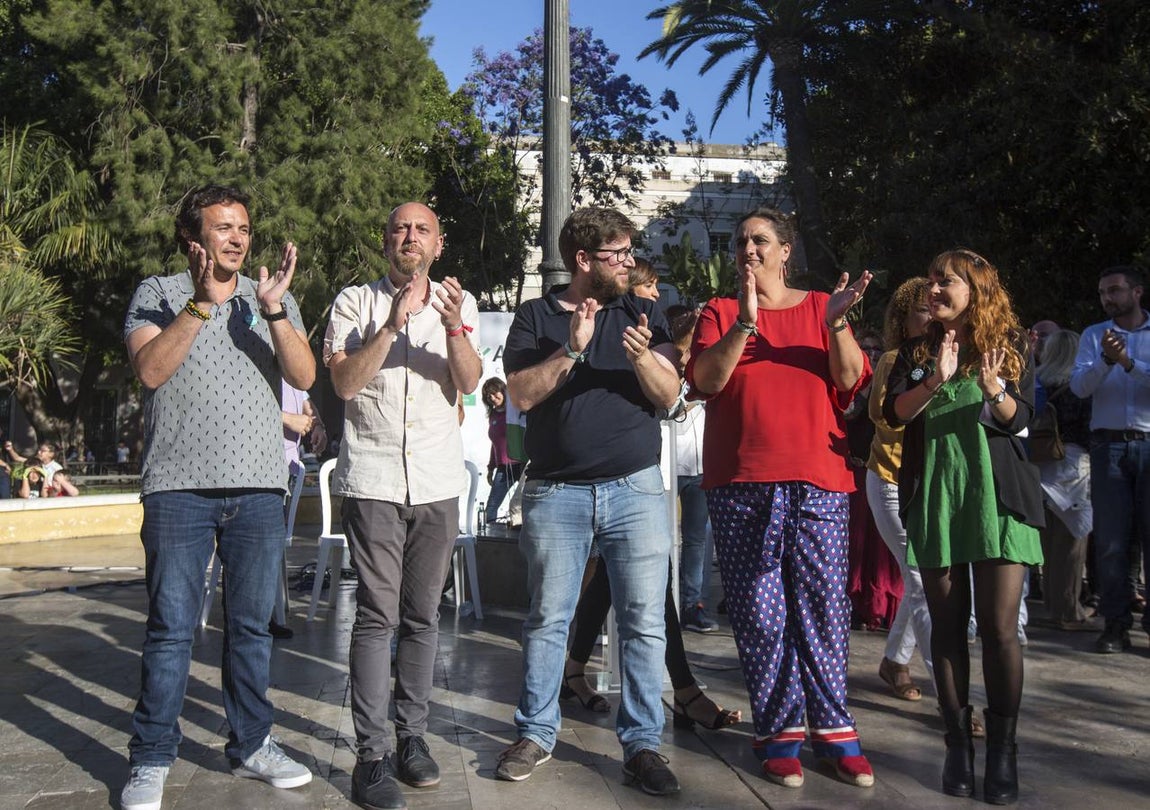 FOTOS: Mitin de Kichi en la plaza de Mina. Elecciones Municipales Cádiz 2019