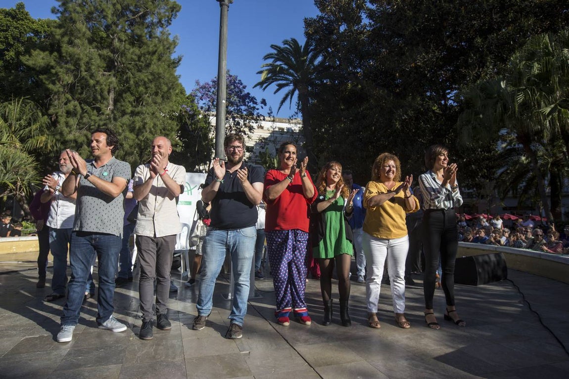 FOTOS: Mitin de Kichi en la plaza de Mina. Elecciones Municipales Cádiz 2019