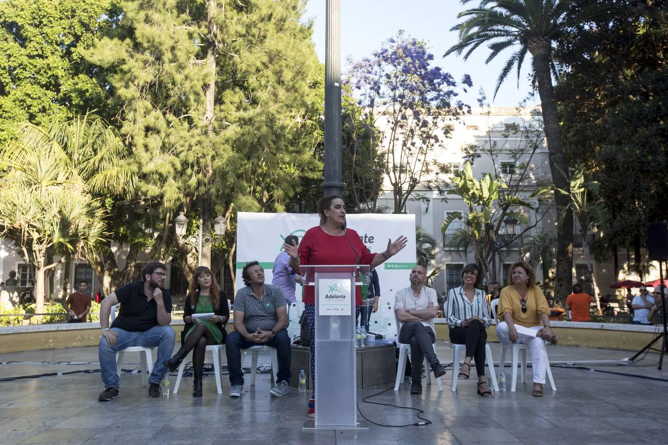FOTOS: Mitin de Kichi en la plaza de Mina. Elecciones Municipales Cádiz 2019