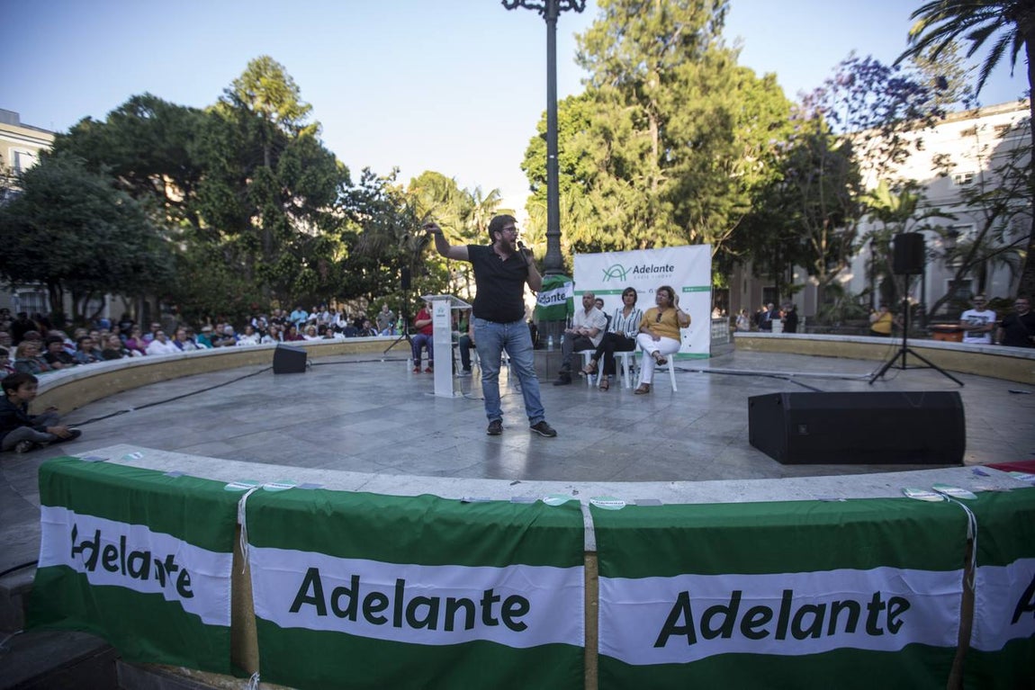 FOTOS: Mitin de Kichi en la plaza de Mina. Elecciones Municipales Cádiz 2019