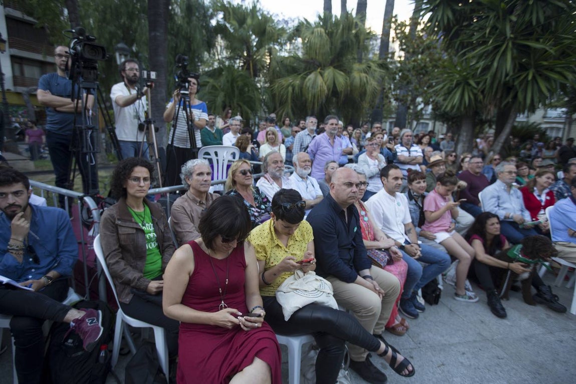 FOTOS: Mitin de Kichi en la plaza de Mina. Elecciones Municipales Cádiz 2019