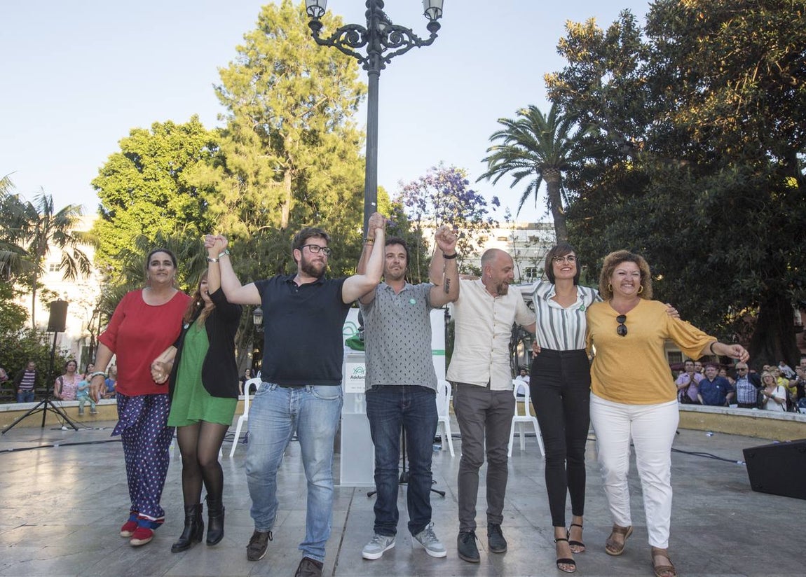 FOTOS: Mitin de Kichi en la plaza de Mina. Elecciones Municipales Cádiz 2019