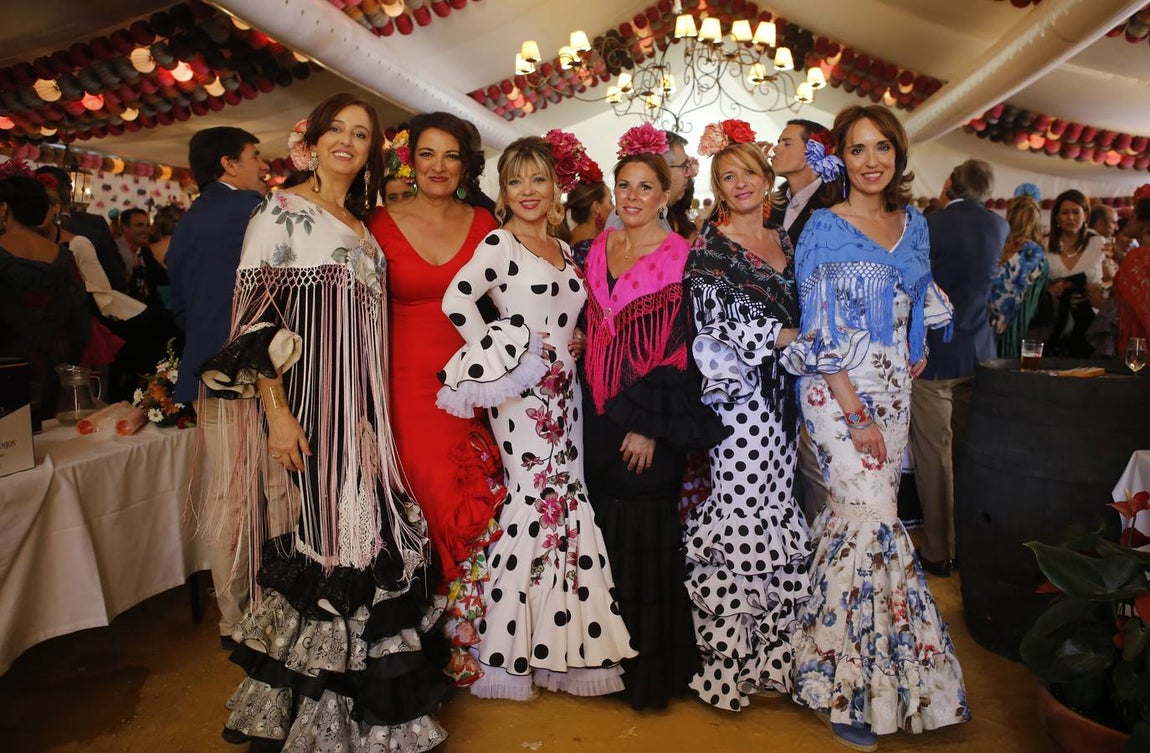 El ambiente de las casetas el sábado de la Feria, en imágenes