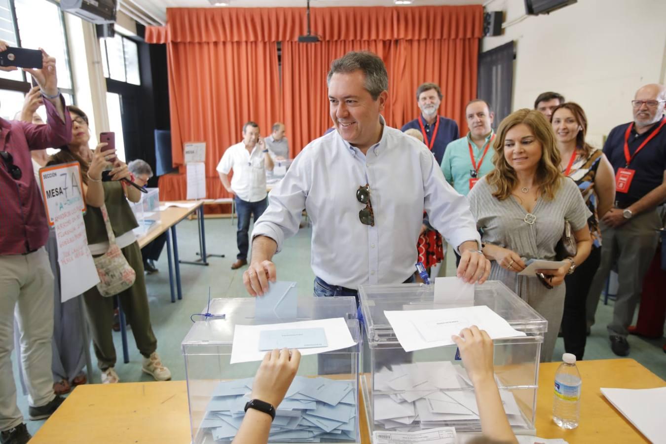 Así han votado los candidatos a la Alcaldía de Sevilla en las elecciones municipales 2019