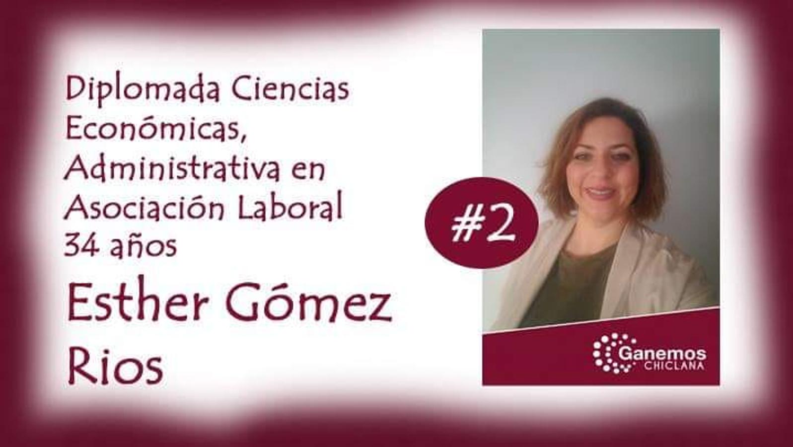 Esther Gómez. Ganemos