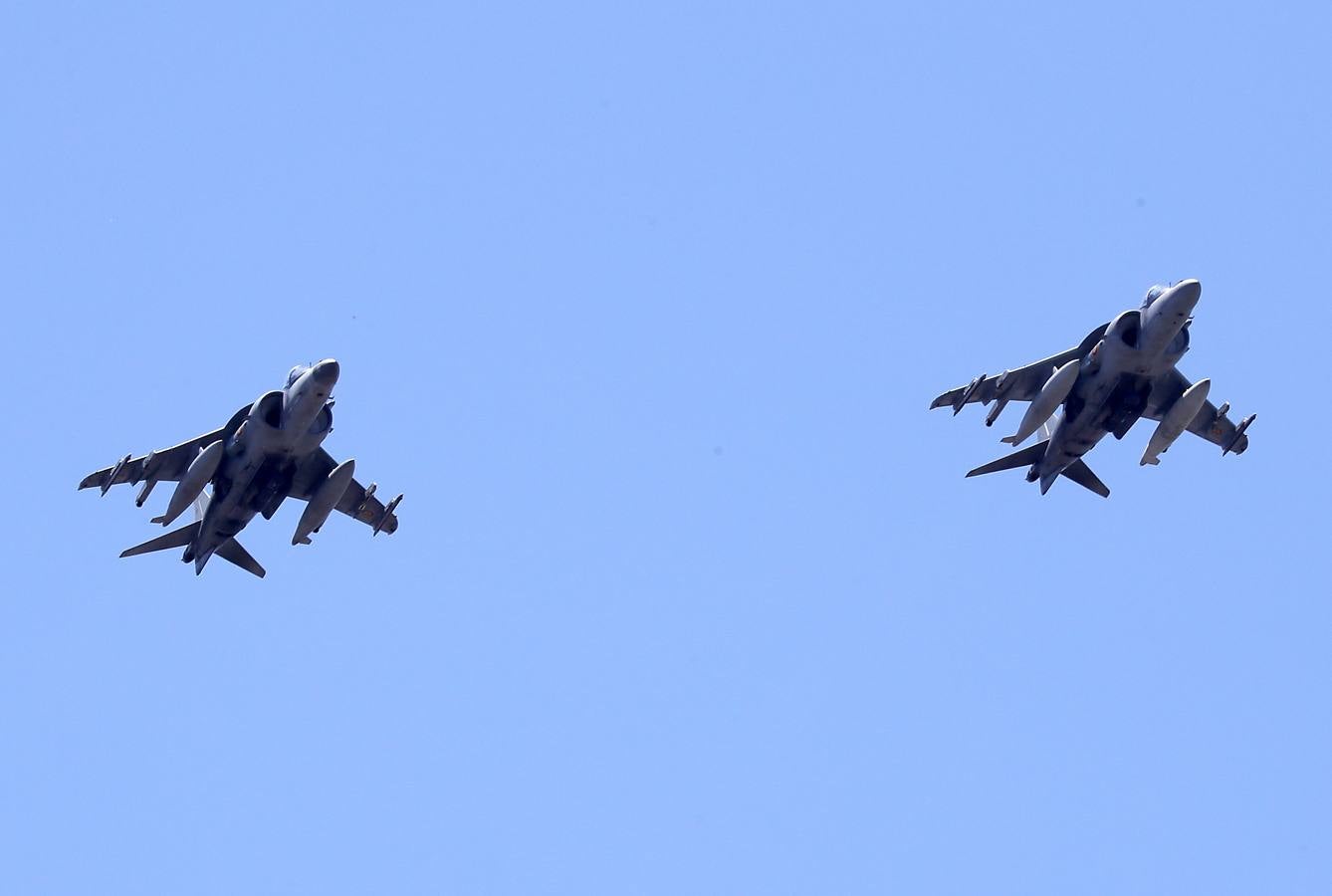 Ensayo aéreo para el Día de las Fuerzas Armadas