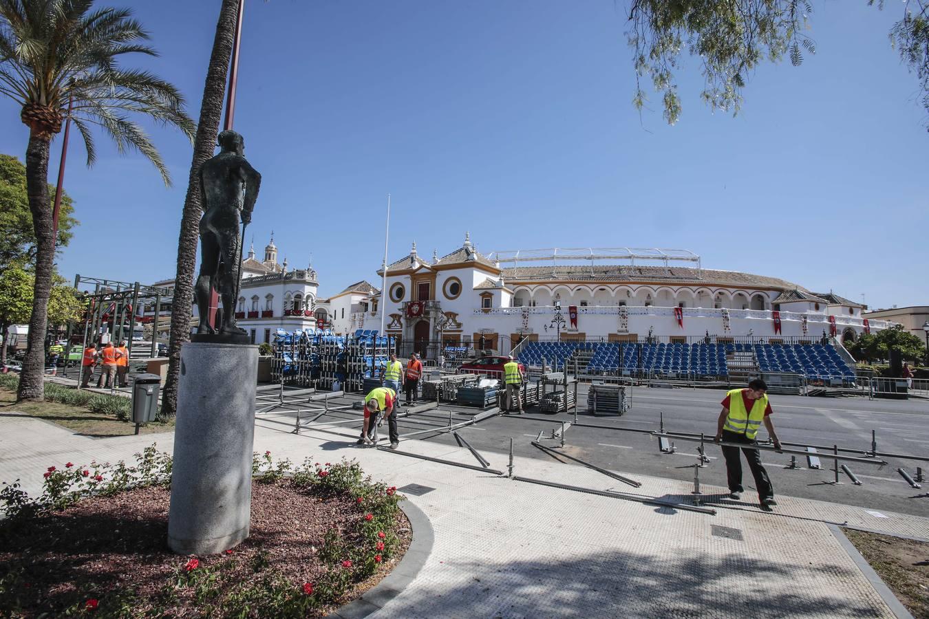 Sevilla se prepara para el desfile del Día de las Fuerzas Armadas 2019