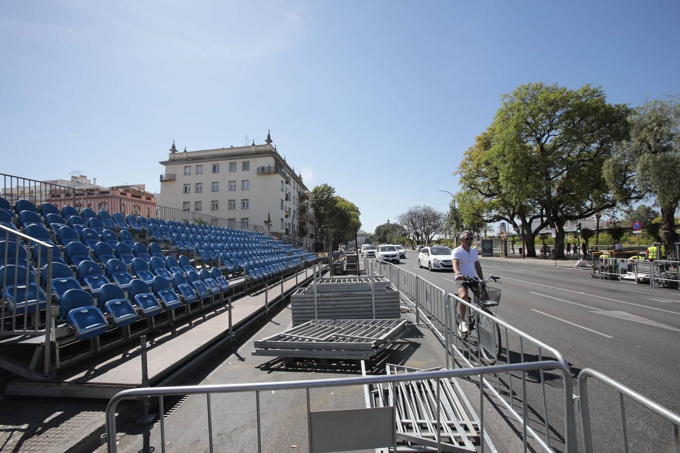 Sevilla se prepara para el desfile del Día de las Fuerzas Armadas 2019