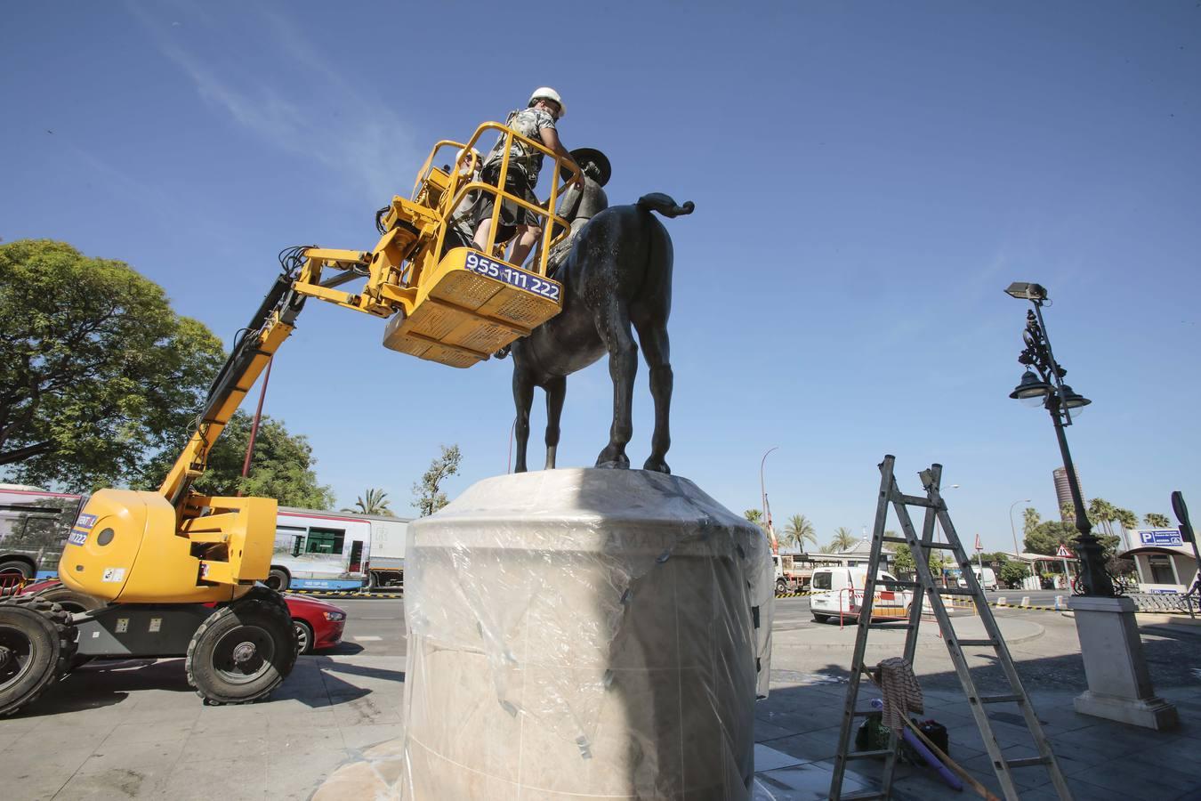 Sevilla se prepara para el desfile del Día de las Fuerzas Armadas 2019