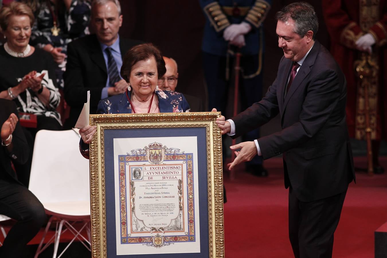 Entrega de las medallas de la ciudad de Sevilla