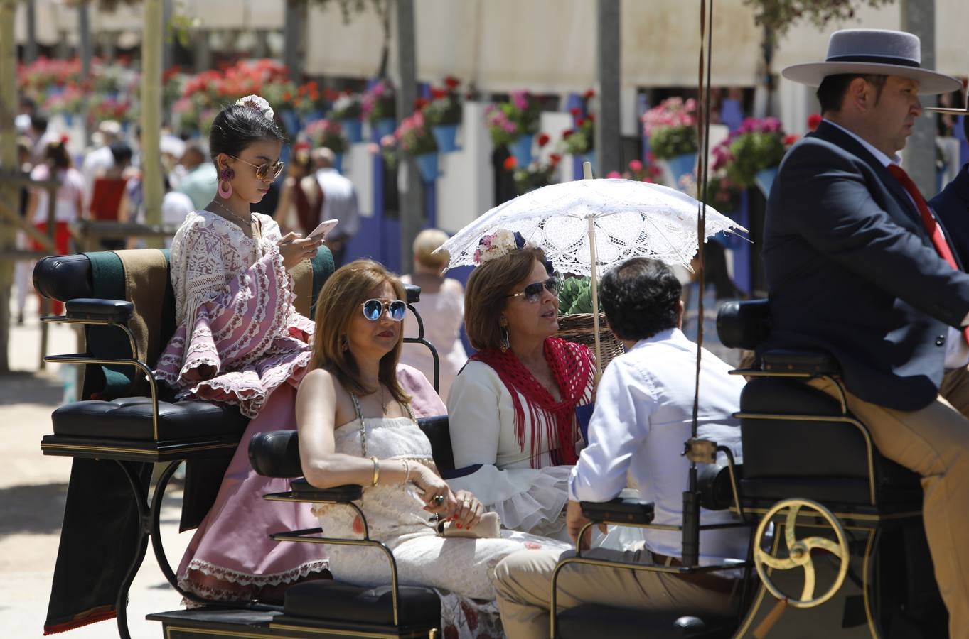 La jornada del jueves de Feria en Córdoba, en imágenes