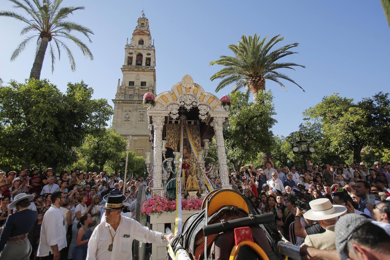 La salida de la hermandad del Rocío de Córdoba, en imágenes