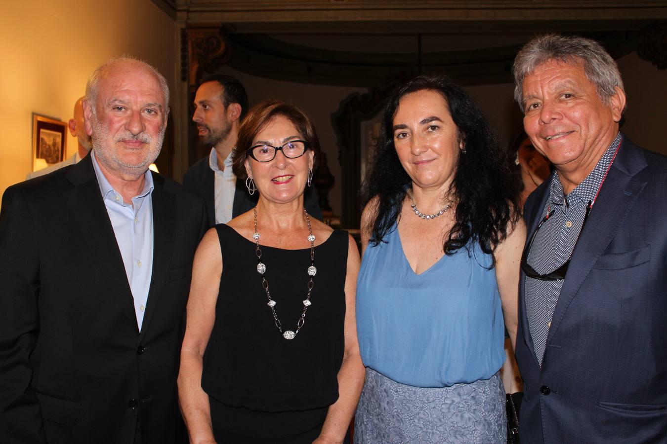 José Aguilar, Pilar Vázquez, Conceiçao Silva y Benjamín Jarquin