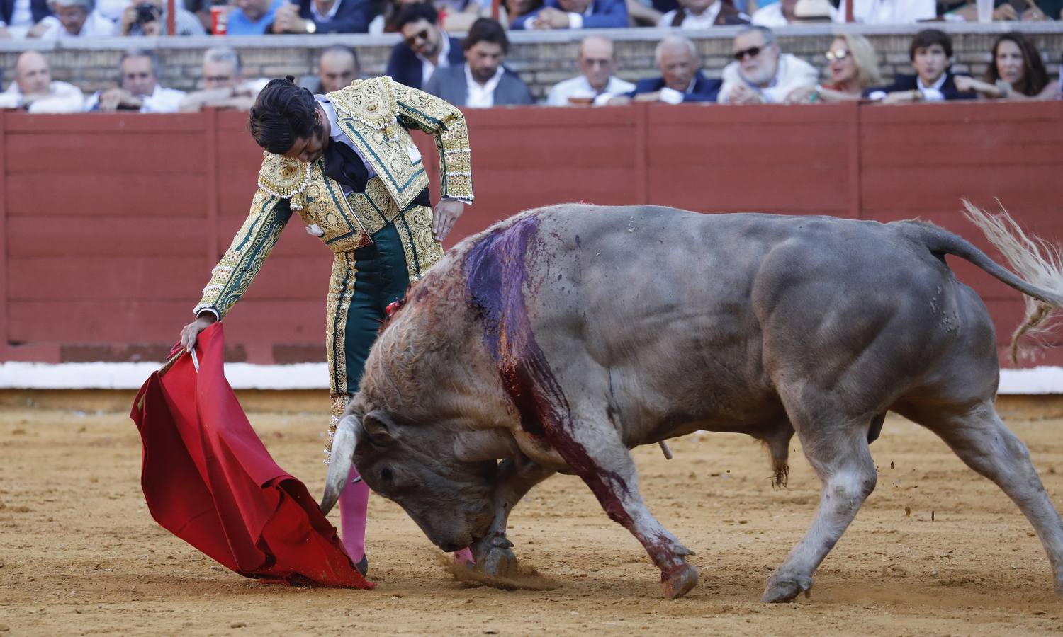 En imágenes, el festejo de Finito, Morante y Juli en la Feria de Córdoba