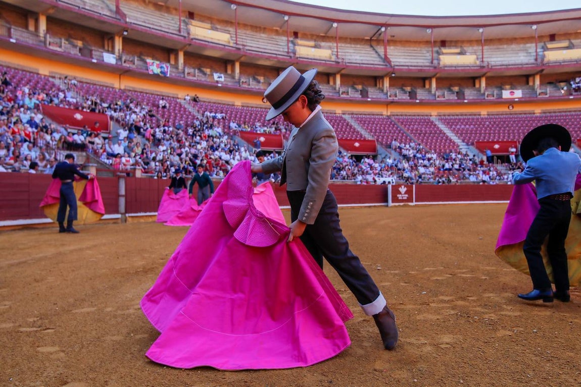 La becerrada de la mujer cordobesa en la Plaza de Toros de Los Califas, en imágenes