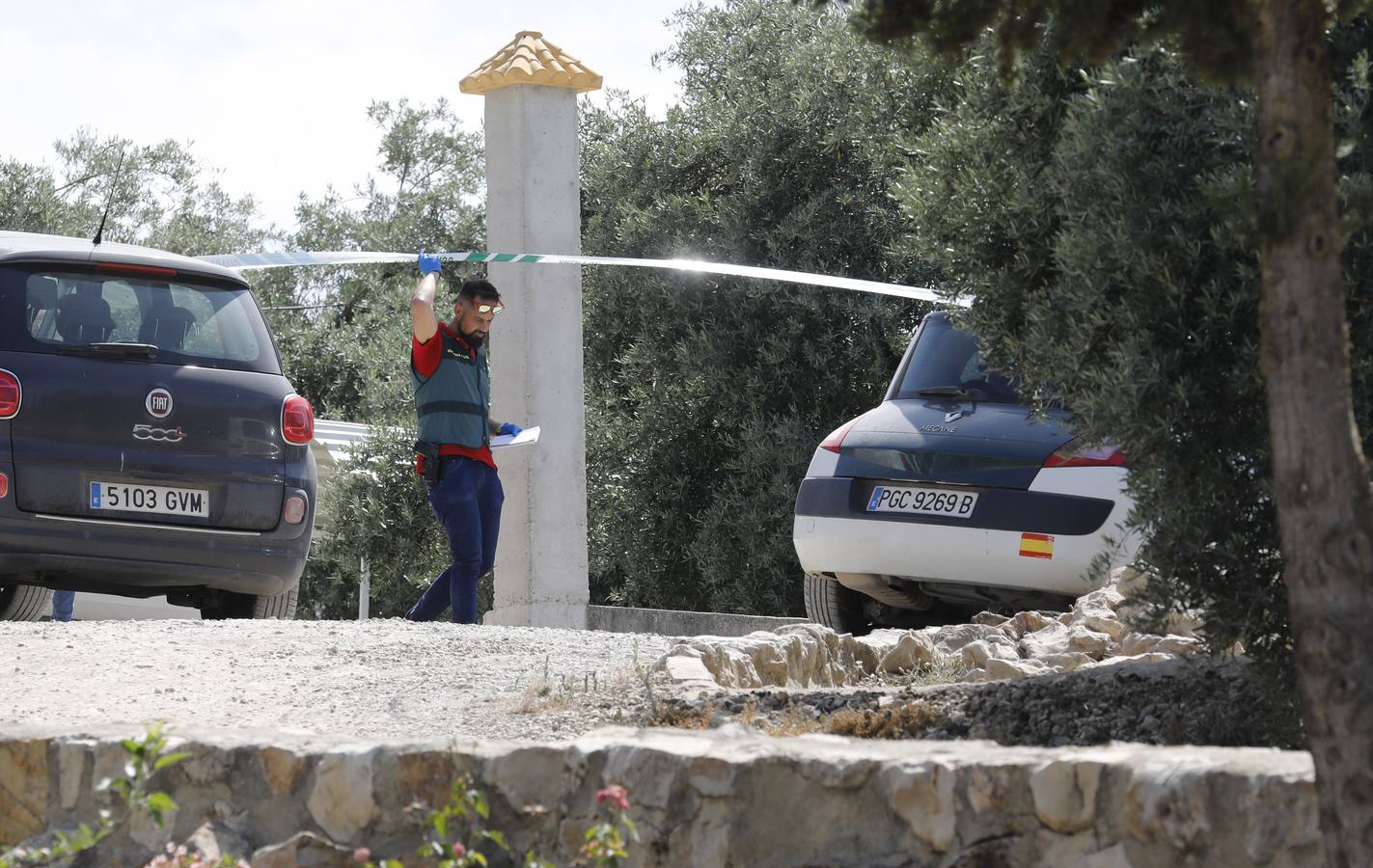 En imágenes, el trágico suceso de Iznájar con la muerte de dos personas