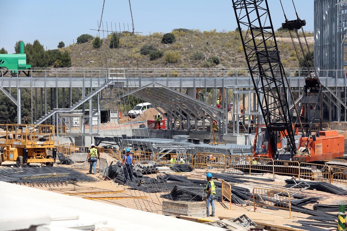 Las primeras imágenes de las obras de Puy du Fou