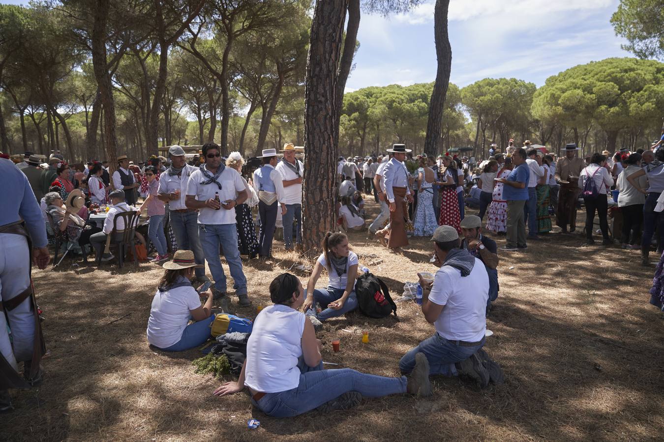 En imágenes, el camino de la Hermandad Matriz hacia la aldea