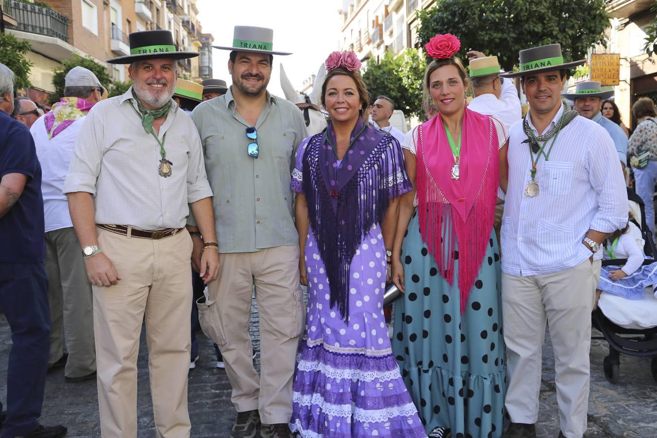 Jaime Payán, Antonio Moya, Paloma Villalva, Lola de Cobo y Juanma Montaña