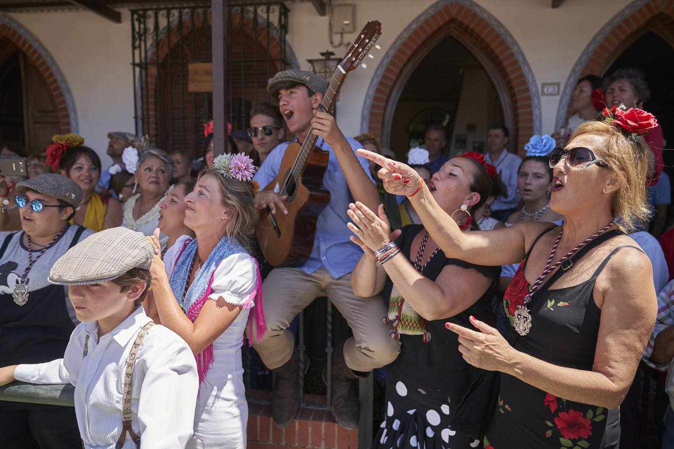 Gran ambiente en la aldea