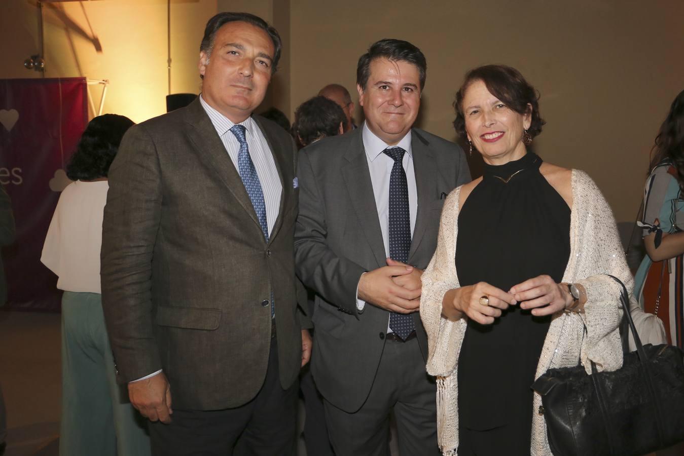 Manuel Caro, Juan Jesús Martinez y Mª José Espinosa