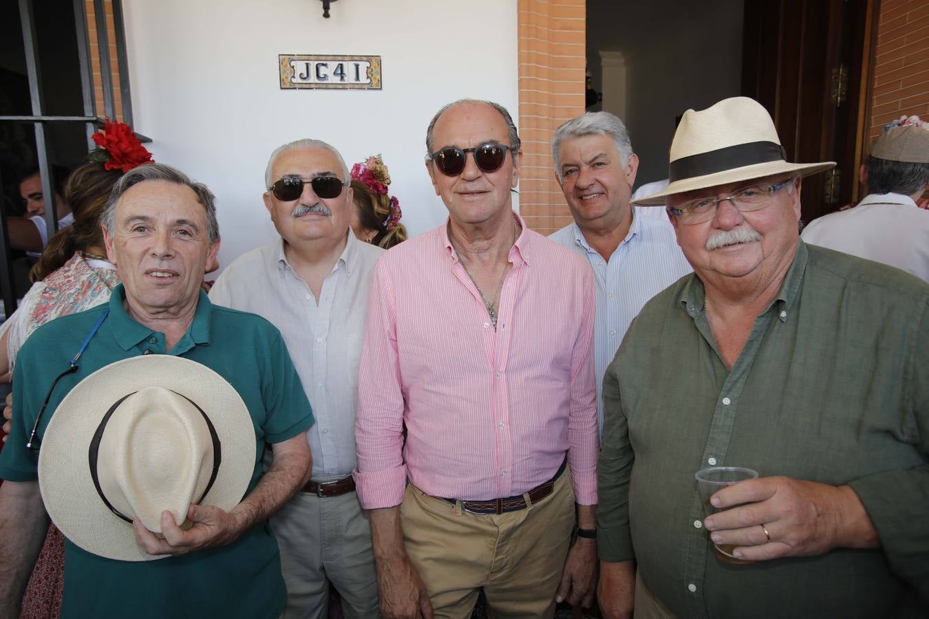 Toni Masupier, Carlos Bourrellier, Alejandro Ollero, Joaquín Solís y Manolo Cuevas