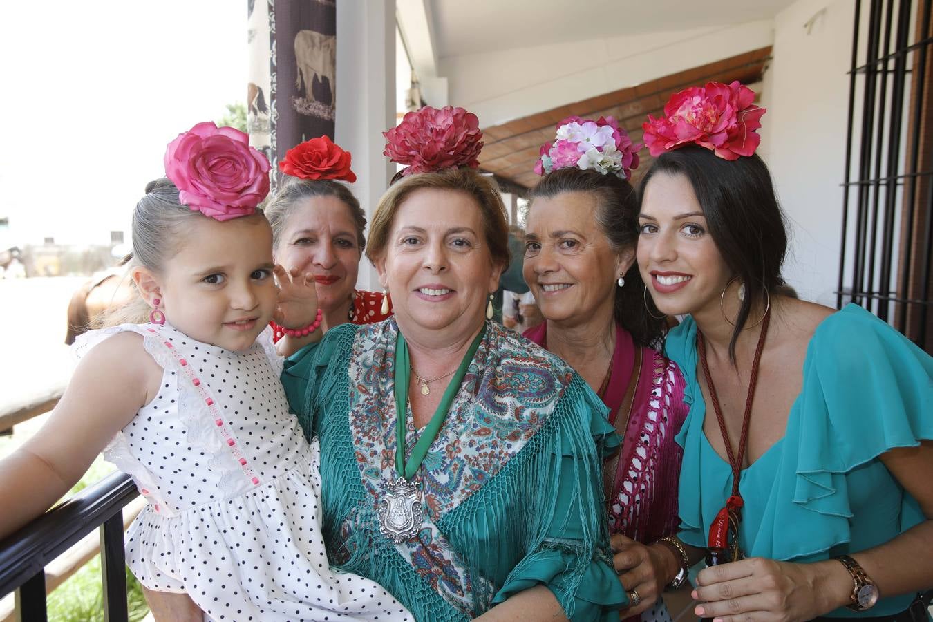 Pilar Ramírez, Maricarmen Párraga, Susana Godi, Rosa Ramos y Ana Galisteo