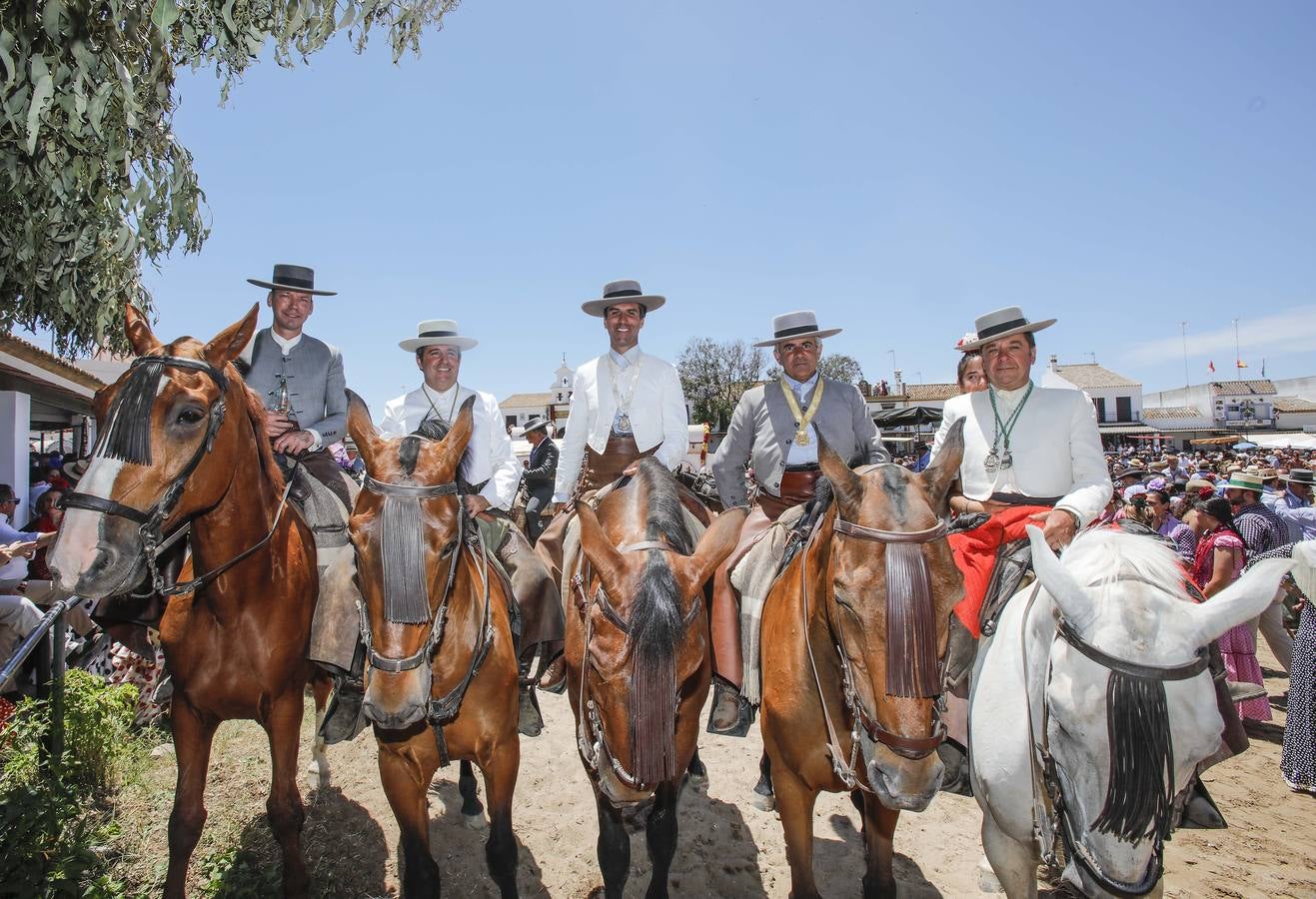 Ramón Del Pazo, José Luis Olivares, Curro Montes, Federico Flores y Juan María García