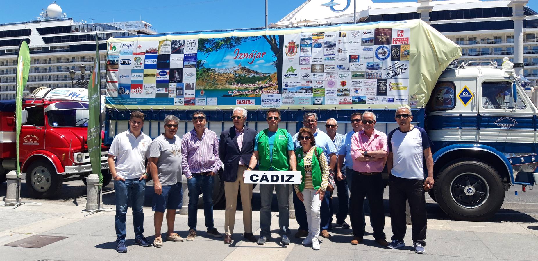 Camioneros Contra el Cáncer de la AECC en Cádiz