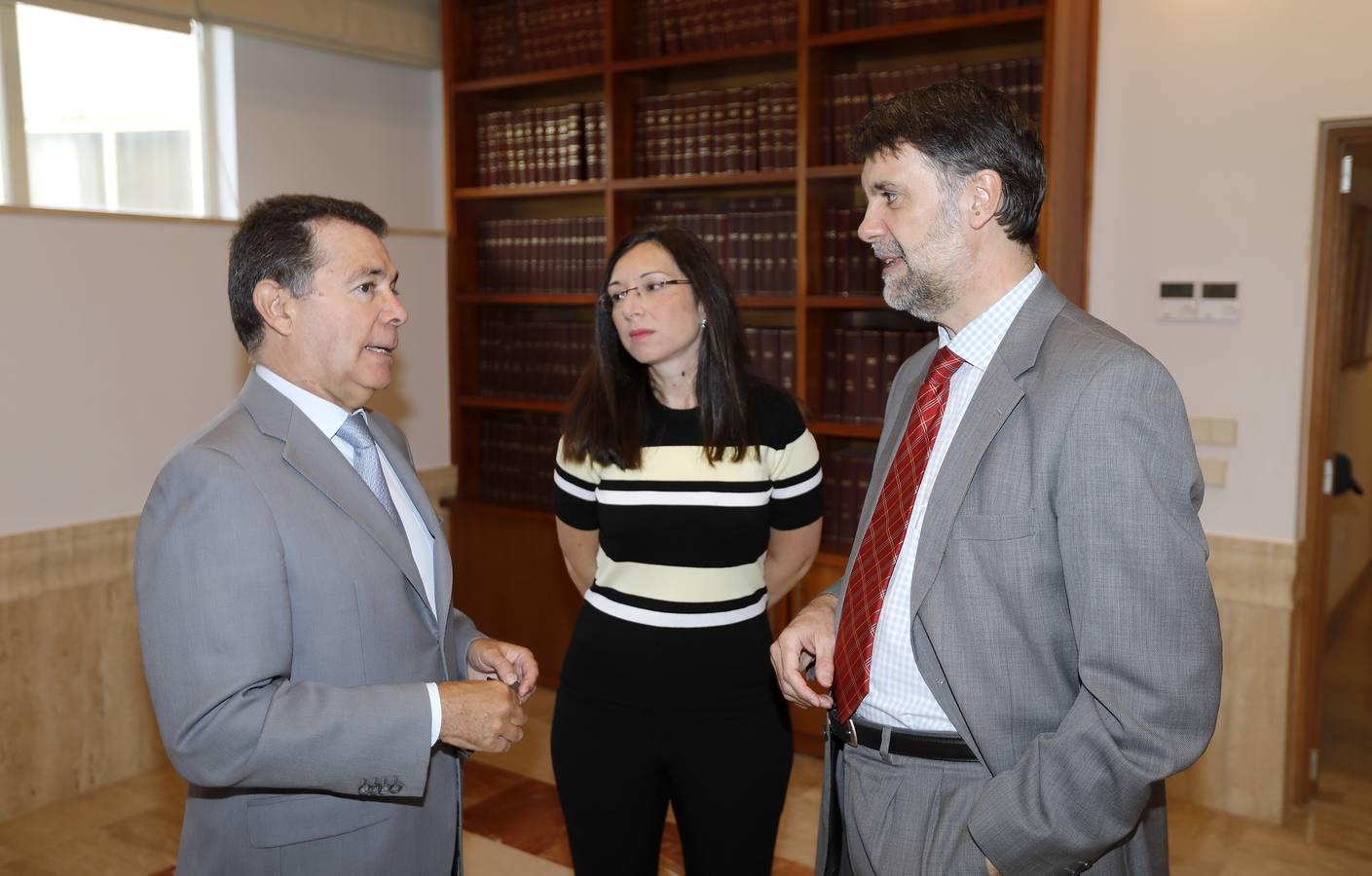 José Luis Bonilla, Alejandra Navarro y Javier Rubio